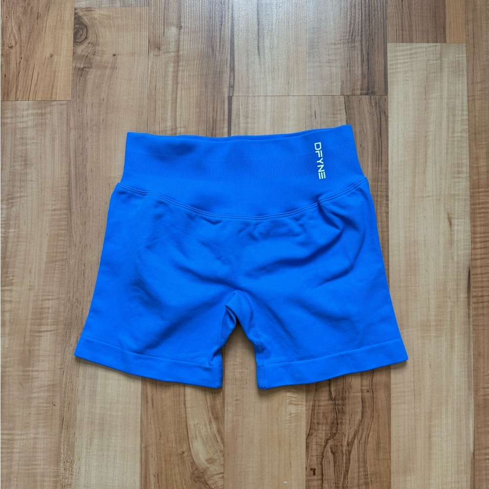 Electric Blue Dfyne Impact 4.5 Shorts Size Small